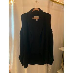 Carolina Belle Montreal Dressy Black Vest Size Large